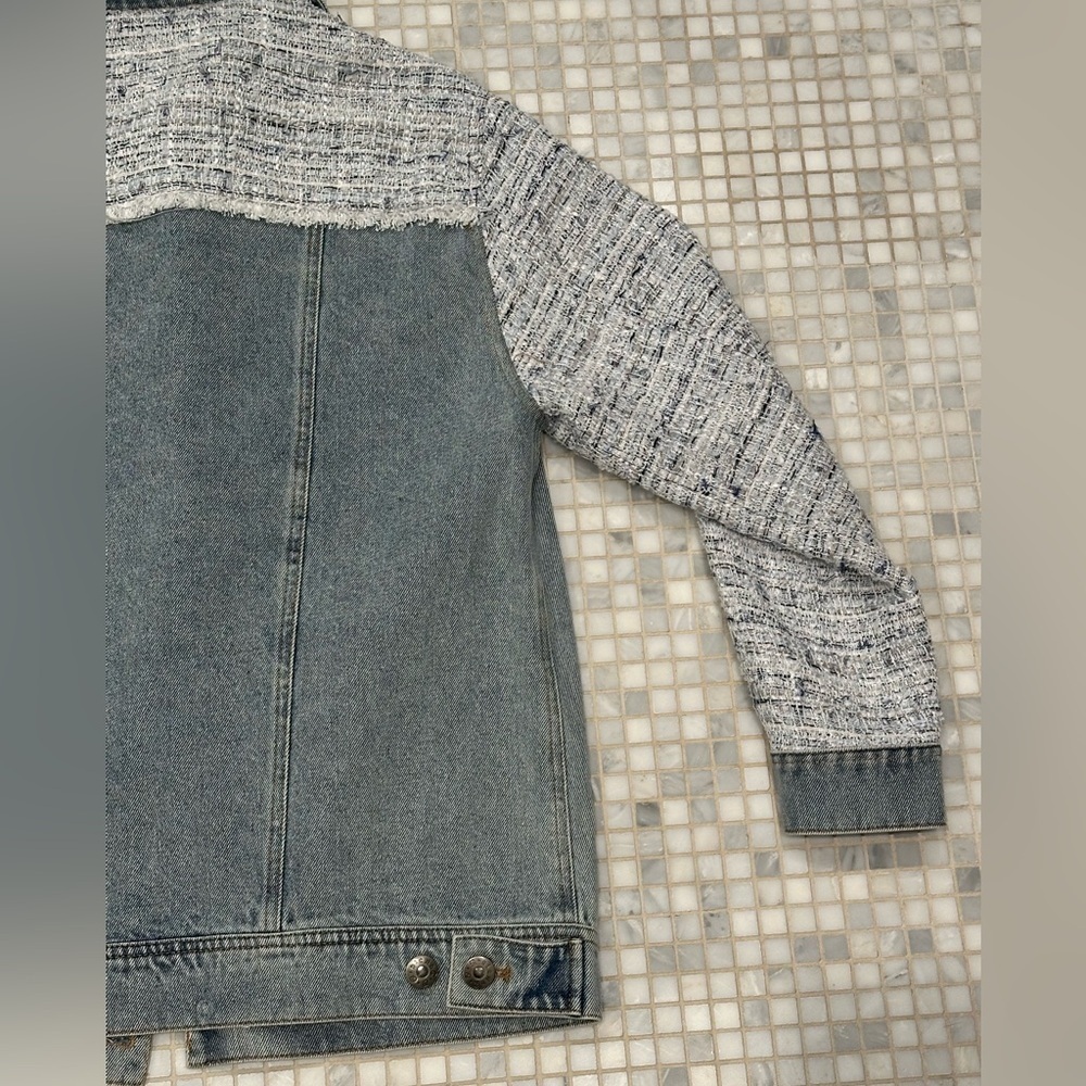 BB Dakota X Steve Madden The Festival Denim Trucker Jacket - Picture 15 of 16